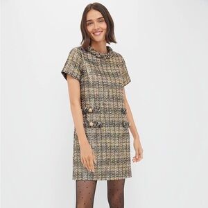Tuckernuck Multicolor Shimmer Tweed Jackie Dress